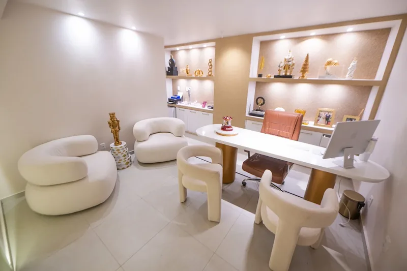 Sala de espera da Clínica Sync